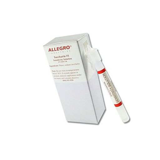 Allegro 204011K Saccharin Sensitivity Solution, 6/Box