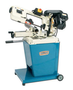 Baileigh Industrial - 110V Metal Cutting Band Saw with Vertical Cutting Option  5" Round Capacity @ 90 Degrees