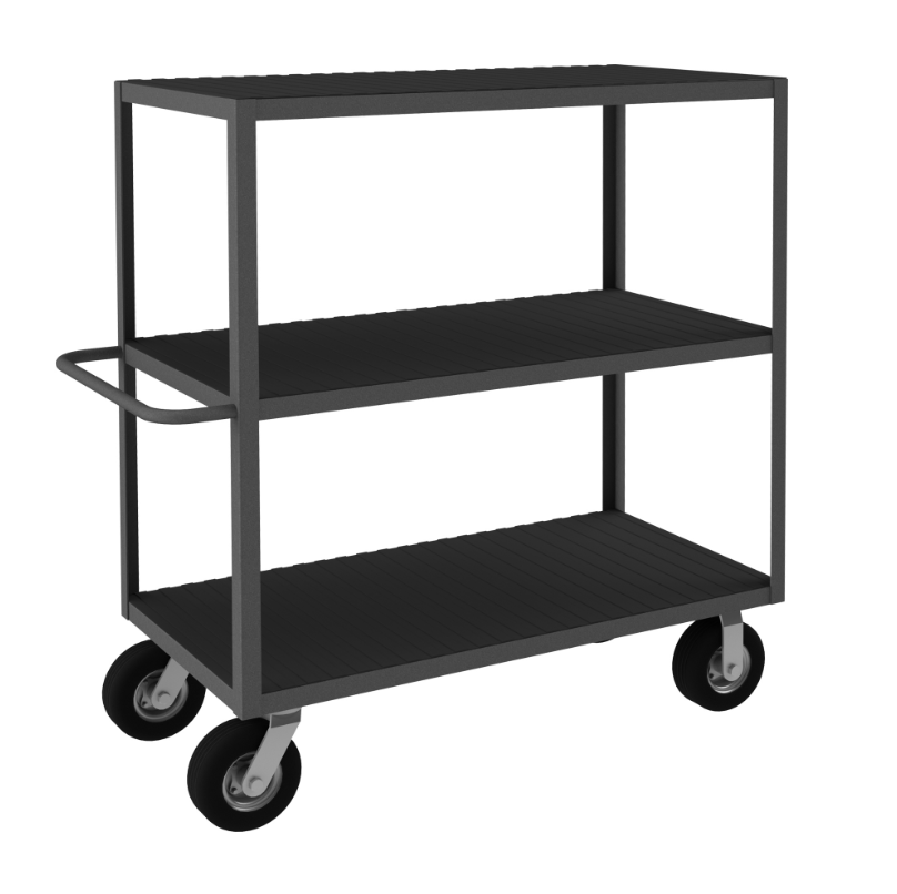 Durham RIC244850395 Instrument Cart, 3 Shelves, 24 X 48