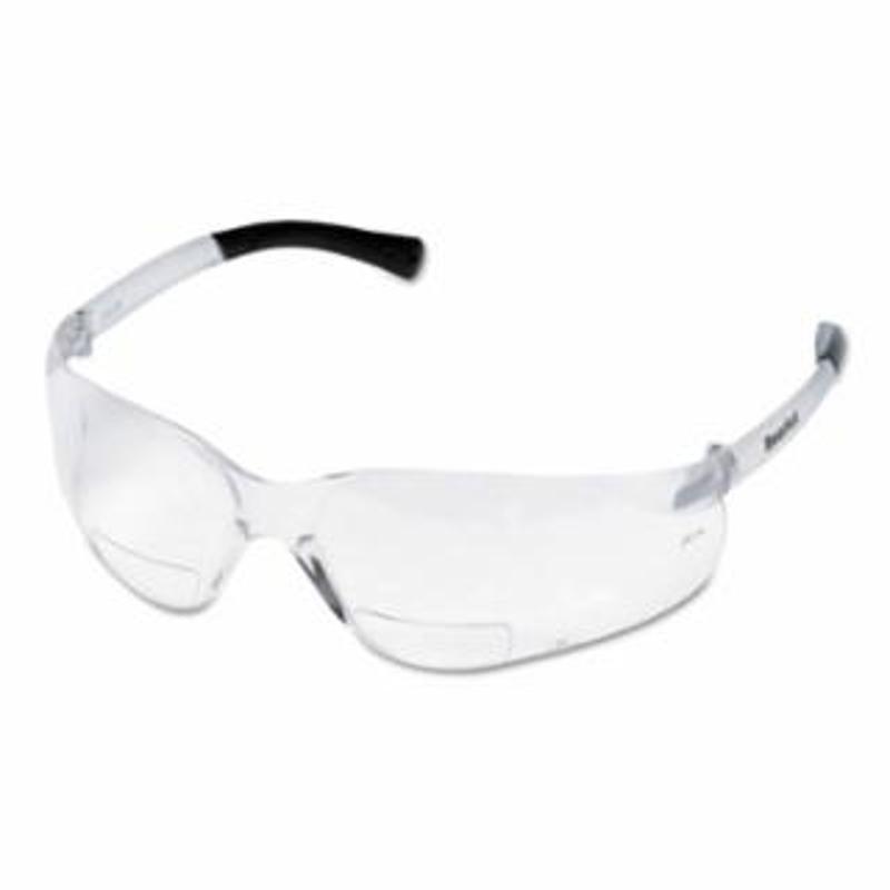MCR Safety BearKat® BK1 Series Bifocal Readers Safety Glasses, Clear L