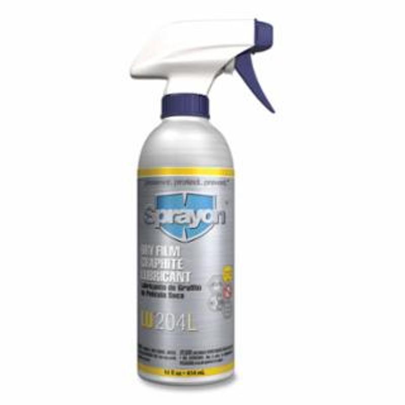 LU™204 Dry Film Graphite Lubricant, 14 oz, Trigger Spray Bottle 12 EA