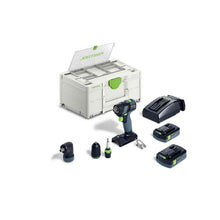 Load image into Gallery viewer, Festool Cordless Drill TXS 18 Set w/ 4.0Ah Battery Kit 576903