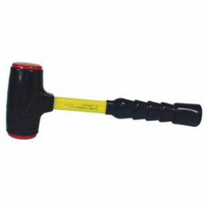 NUPLA Extreme Power Drive Dead-Blow Hammers, 2 lb Head, 13 3/4 in Handle, Yellow