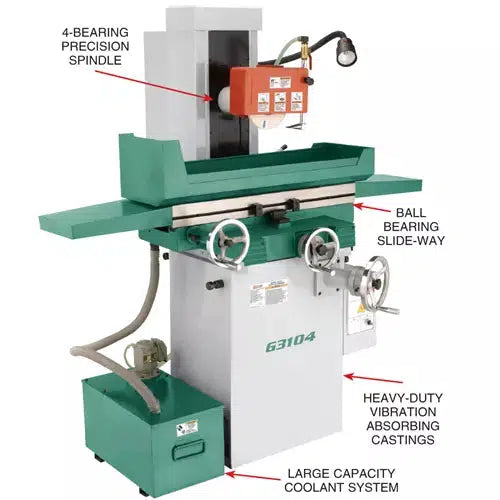 Grizzly G3104 6" x 18" Surface Grinder