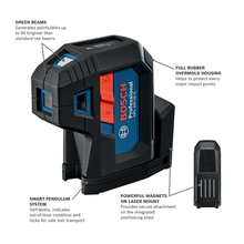Load image into Gallery viewer, Bosch Green-Beam Five-Point Self-Leveling Alignment Laser