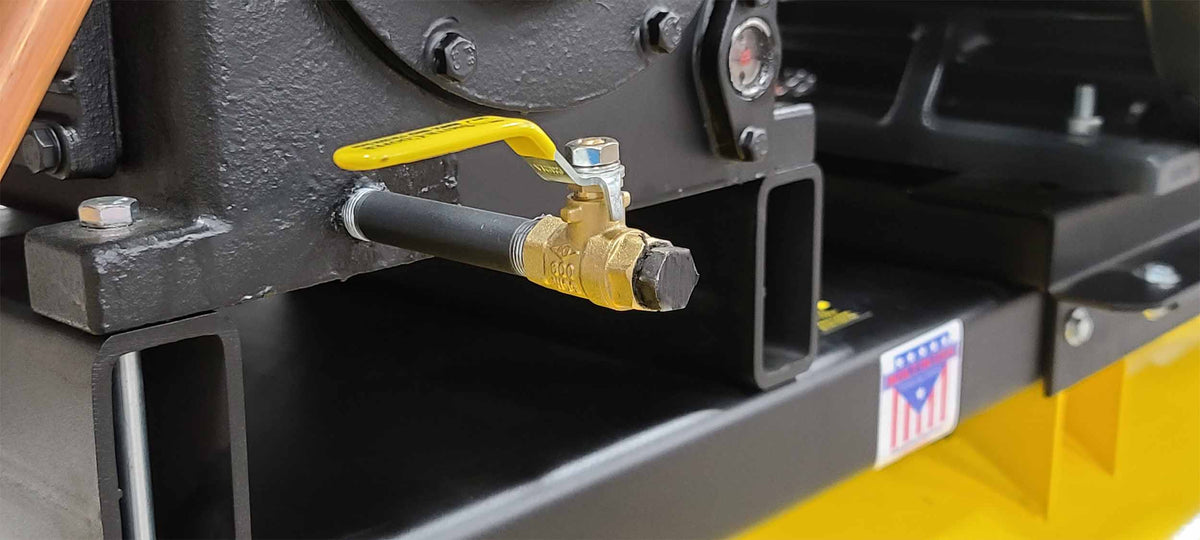 EMAX Industrial Plus 25HP 208230/460V 3Phase 2Stage 120 Gal. Horizo