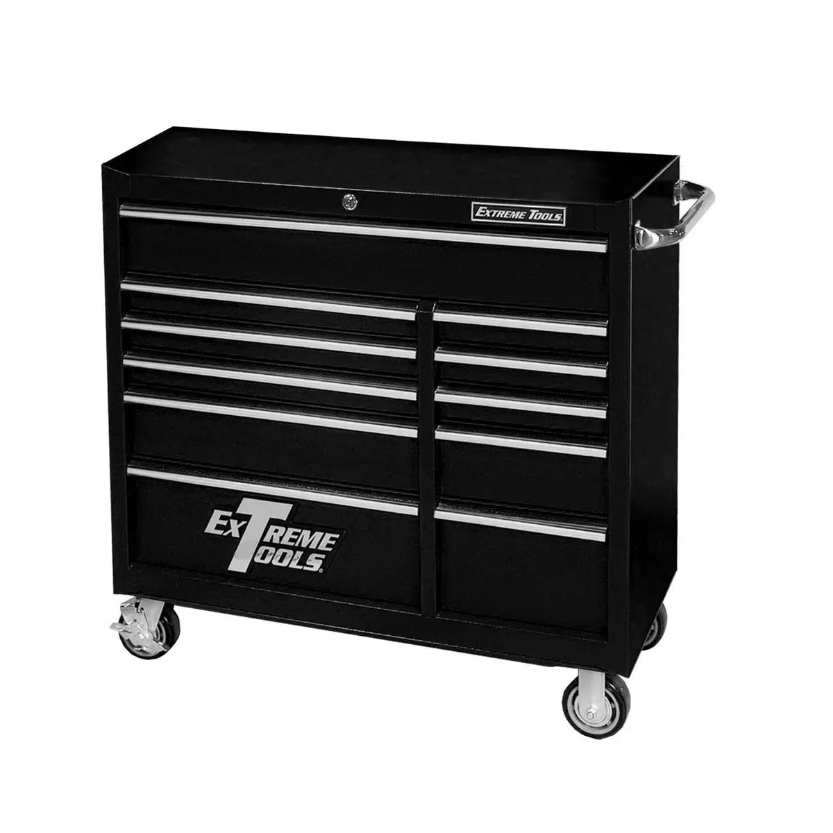 41 Inch 6 Drawer Sliding Top Tool Cart - Extreme Tools® EX Professional