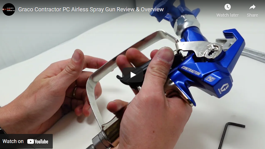 Graco 17y042 contractor pc airless spray outlet gun with rac x 517 switchtip