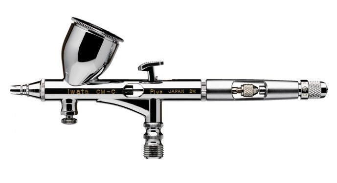 Iwata CUSTOM MICRON Gravity Feed Dual Action Airbrush CM-C