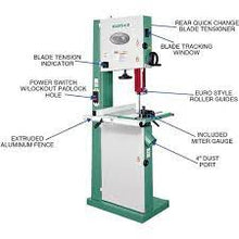 Load image into Gallery viewer, Grizzly Industrial 17&quot; 2 HP Bandsaw