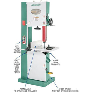 Grizzly Industrial Ultimate 17" 5 HP Extreme Series Bandsaw