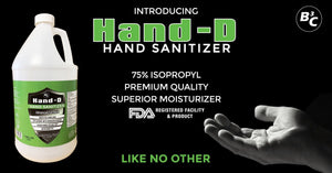 HAND D HAND SANITIZER GEL CLEAR 64-OZ Case of 6