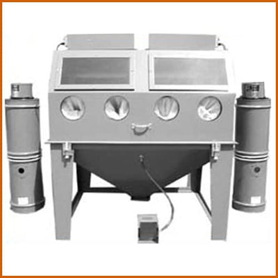 TRINCO™ Model 60 x 48 Sandblast Cabinet Split Level with BP Dust Collector