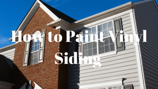 How to Clean & Paint Vinyl Siding