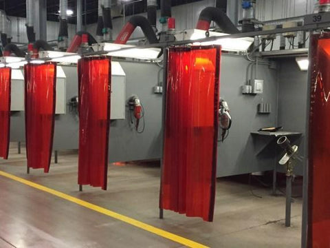 Welding Track Curtains