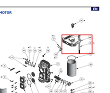 Load image into Gallery viewer, Binks 0115-010004 UPPER END CAP MACHINING -- Ref 20, MX1205 &amp; MXL1205 Pump Manual - 77-3204 EN [ English ]