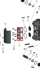 Load image into Gallery viewer, Binks 0115-010019 QUICK EXHAUST VALVE CAGE -- Ref 5, AX140SD Air Motor Manual 77-2938 [ English ]