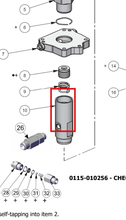 Load image into Gallery viewer, Binks 0115-010055 UPPER PUMP TUBE -- Ref 10, MX412 &amp; MXL412 Pump Manual 77-3202 EN [ English ]