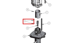 Load image into Gallery viewer, Binks 0115-010113 MX4 LOCKING CLIP -- Ref 6 •, MX1205 &amp; MXL1205 Pump Manual - 77-3204 EN [ English ]
