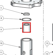 Load image into Gallery viewer, Binks 0115-010137 UPPER PUMP TUBE -- Ref 9, MX1205 &amp; MXL1205 Pump Manual - 77-3204 EN [ English ]