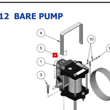 Load image into Gallery viewer, Binks 0115-010272 RETAINING RING -- Ref 5, MX412 &amp; MXL412 Pump Manual 77-3202 EN [ English ]