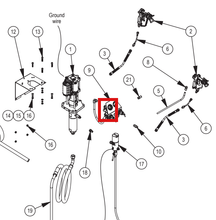 Load image into Gallery viewer, Binks 0115-010326 S.S. FILTER ASSEMBLY (100 MESH) -- Ref 17, MX1212 Pump System Manual 77-2917 EN [ English ]