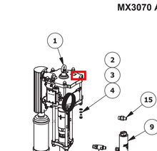 Load image into Gallery viewer, Binks 0115-010499 M12 SPRING LOCK WASHER -- Ref 3, MX3070 &amp; MX3560 Pump Manual 77-2960 EN [ English ]