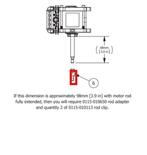 Load image into Gallery viewer, Binks 0115-010650 MOTOR ROD ADAPTER -- Ref 6, MX1231 Bare Pump Manual 77-2918 EN [ English ]