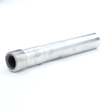 Load image into Gallery viewer, Clemco CSD Tungsten Carbide Lined Long Venturi Style 1 ¼” Thread 1 inch Entry Metal Jacketed Sandblast Nozzle