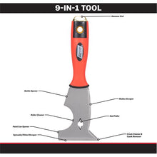 Load image into Gallery viewer, Marshalltown 015-015 9-in-1 Hammer-End Tool - WBT (6/Pack)