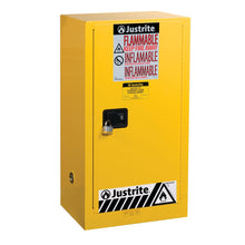 Load image into Gallery viewer, Yellow 20 Gallon Combustibles Safety Cabinet | 1 Self-Close Door | 891530 | Justrite - image 1