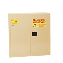 Load image into Gallery viewer, Beige, 30 Gal Flammable Liquid Cabinet, 1 Shelf, Sliding Self Close | 1930XBEI - 1930XBEI - image 1