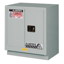 Load image into Gallery viewer, 19 Gal Under Fume Hood Corrosives Cabinet | 2 Manual Doors, Silver | 8831042 | Justrite - image 1