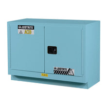Load image into Gallery viewer, Blue 31 Gal Under Fume Hood ChemCor® Cabinet | Self Close Doors | 8849222 | Justrite - image 1