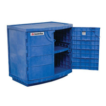 Load image into Gallery viewer, Blue Plastic Corrosives and Acid Cabinet | Manual Close Doors | 24180 - 24180 - image 1
