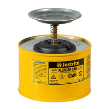 Load image into Gallery viewer, 2 Qt Steel Plunger Dispensing Can | Perforated Pan Screen | 10218 | Justrite - image 1