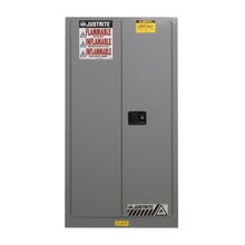 Load image into Gallery viewer, Gray 60 Gal Flammable Safety Cabinet | 2 Self-Close Doors | 896023 | Justrite - image 1