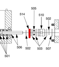 Load image into Gallery viewer, Graco 01/2989/98 Retainer,seal,spool,high Visc, - highlighted in parts diagram
