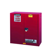 Load image into Gallery viewer, 30 Gal Red Flammable Liquid Safety Cabinet | Self Close Doors | 893021 | Justrite - image 1