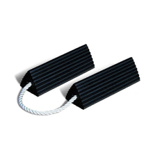 Load image into Gallery viewer, 10" Rubber Aircraft Wheel Chocks, Roped Pair | RC5510-P - RC5510-P - image 1