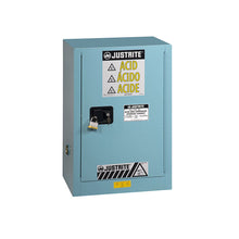 Load image into Gallery viewer, Blue 12 Gal Corrosives/Acids Safety Cabinet | 1 Self-Close Door | 891222 | Justrite - image 1
