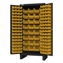 Load image into Gallery viewer, Durham Cabinet, 14 Gauge, 128 Yellow Bins, 36 x 24 x 72 - image 1