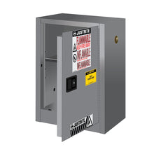 Load image into Gallery viewer, Gray 12 Gallon Flammable Safety Cabinet | 1 Manual-Close Doors | 891203 | Justrite - image 1