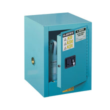 Load image into Gallery viewer, Blue 4 Gallon Corrosives/Acid Safety Cabinet | 1 Self-Close Door | 890422 | Justrite - image 1