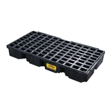 Load image into Gallery viewer, Black 2 Drum Modular Spill Containment Platform Without Drain | 1632B - 1632B - image 1
