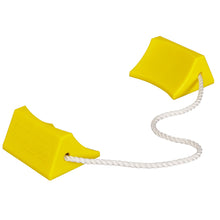 Load image into Gallery viewer, 5.5" Small Aircraft Wheel Chocks, Roped Pair | Yellow | AC201 - AC201 - image 1