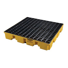 Load image into Gallery viewer, 4 Drum Spill Pallet | Yellow Plastic, With Drain | 1645 - 1645 - image 1