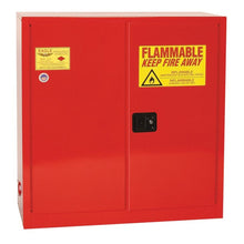 Load image into Gallery viewer, Red 40 Gal Paint and Ink Safety Cabinet Self Close | PI3010X - PI3010X - image 1