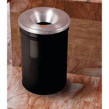 Load image into Gallery viewer, Cease-Fire® Waste Receptacle With Aluminum Head | 30 Gallon, Black | 26630K | Justrite - image 1