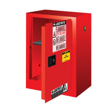 Load image into Gallery viewer, 12 Gal Red Flammable Cabinet | Manual-Close Door | 891201 | Justrite - image 1